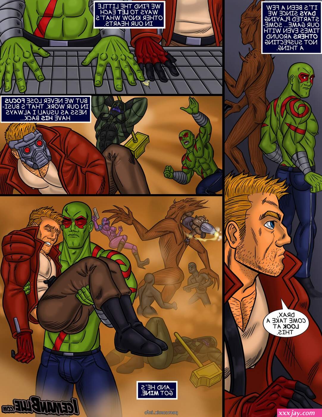 Iceman Blue Guardians of the Galaxy XXX Toons Porn