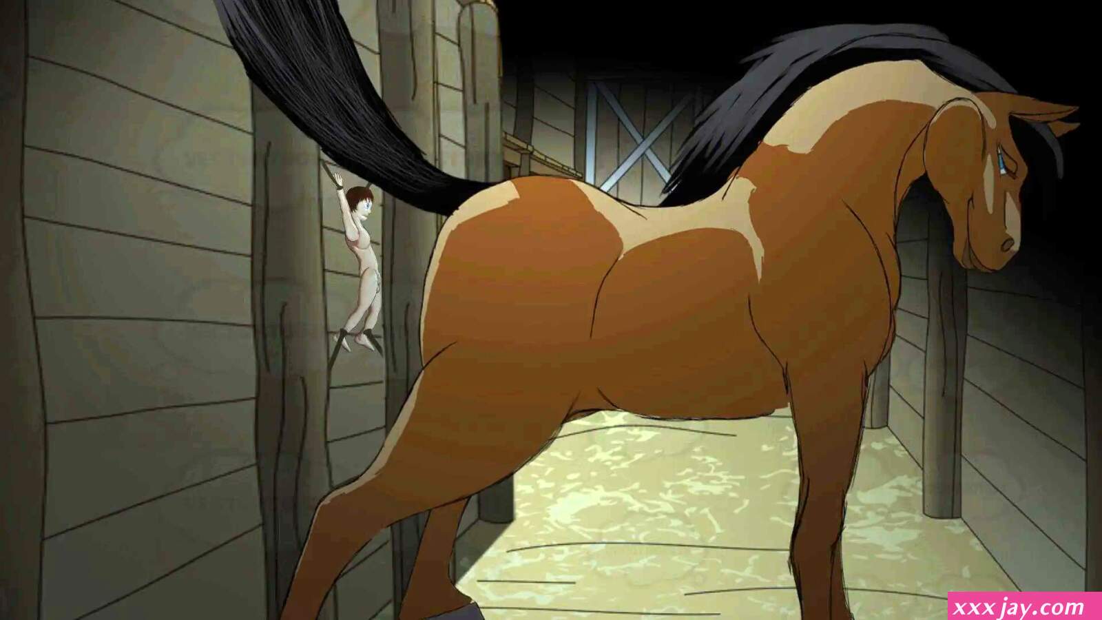 Animated Horse Crush Fart sound warning