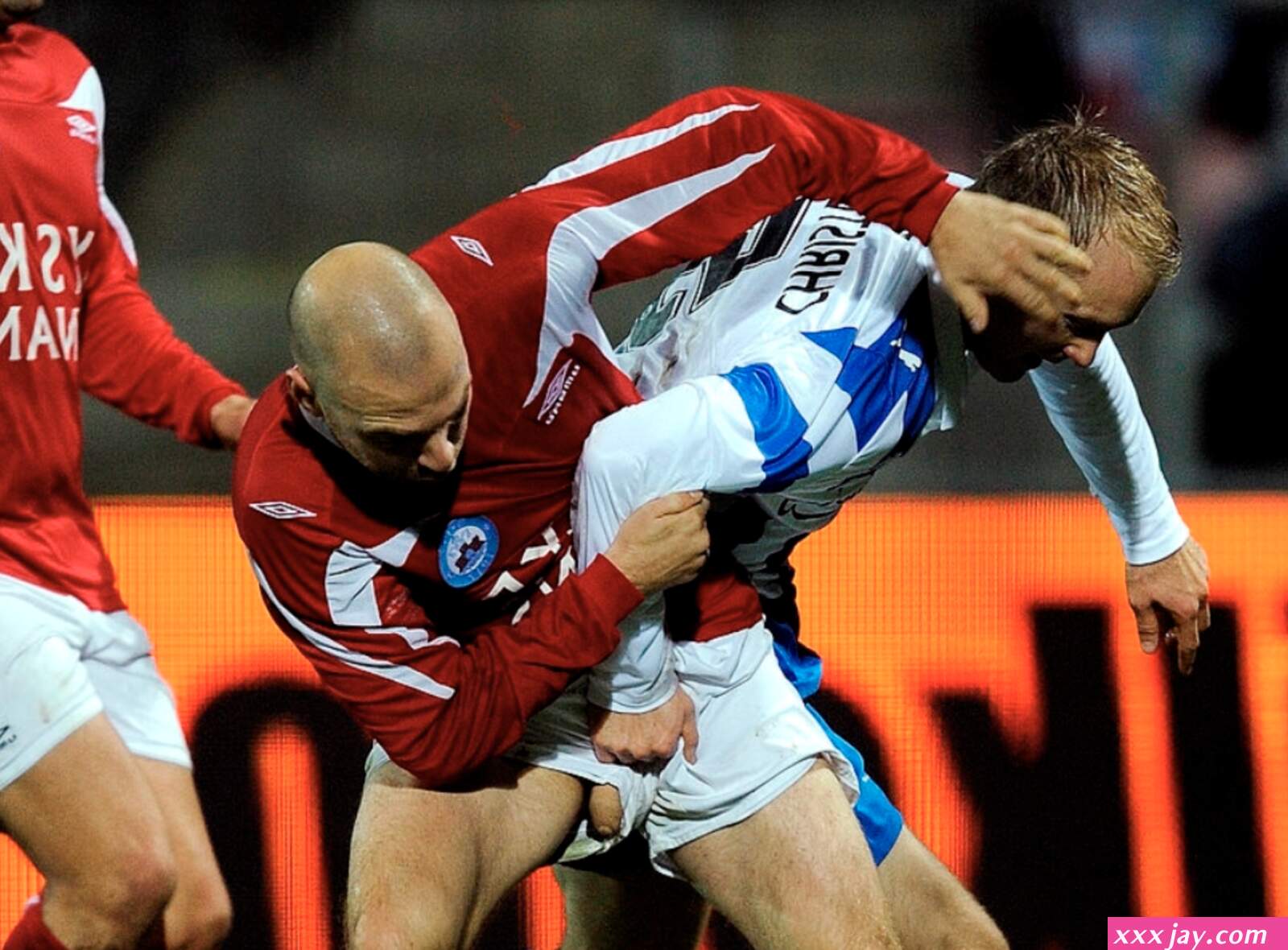 Danish soccer player Christian Holst DICK SLIP !
