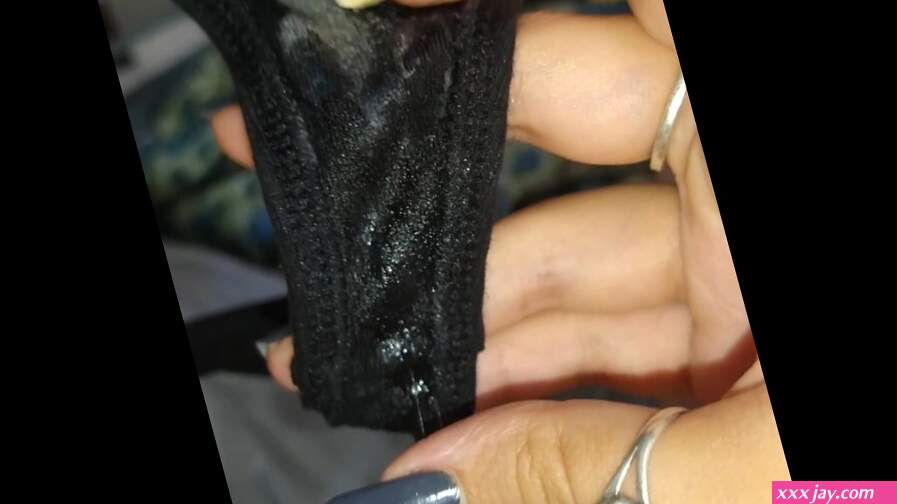 Wet panties after cumming
