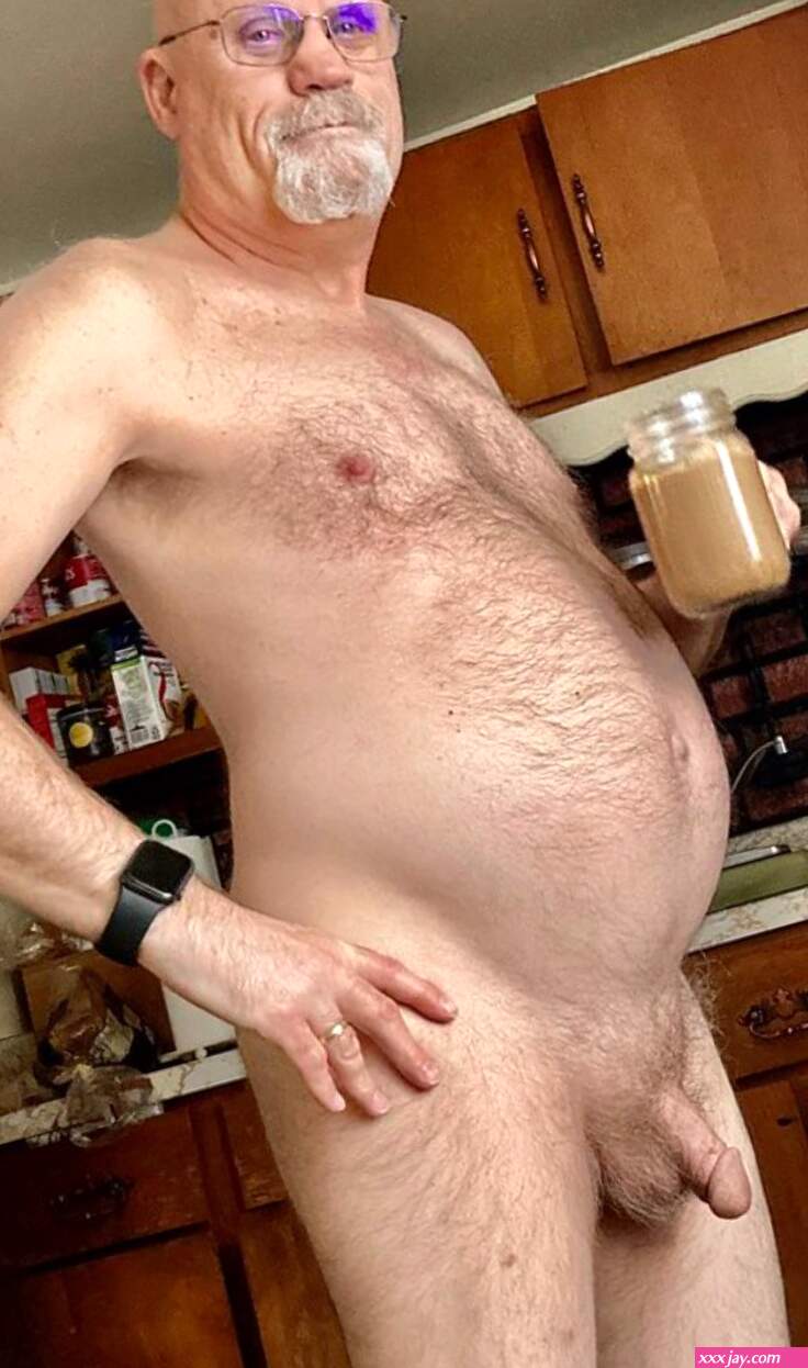 ExhibMike on X: AI lets see a naked old man with a small dick holding a cup of coffee
