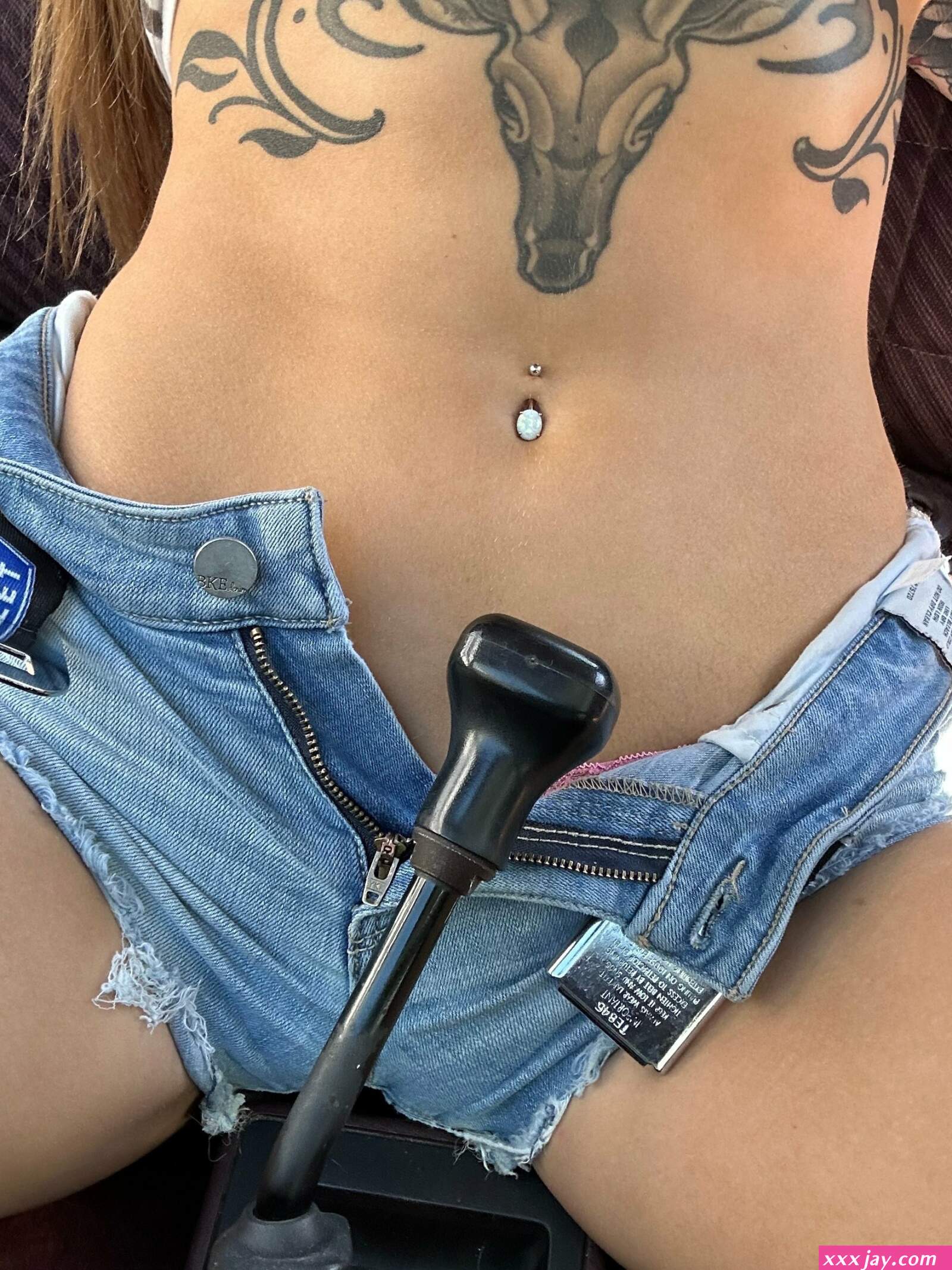 Post Playing with the gearshift by lexxxiii727 from OnlyFans