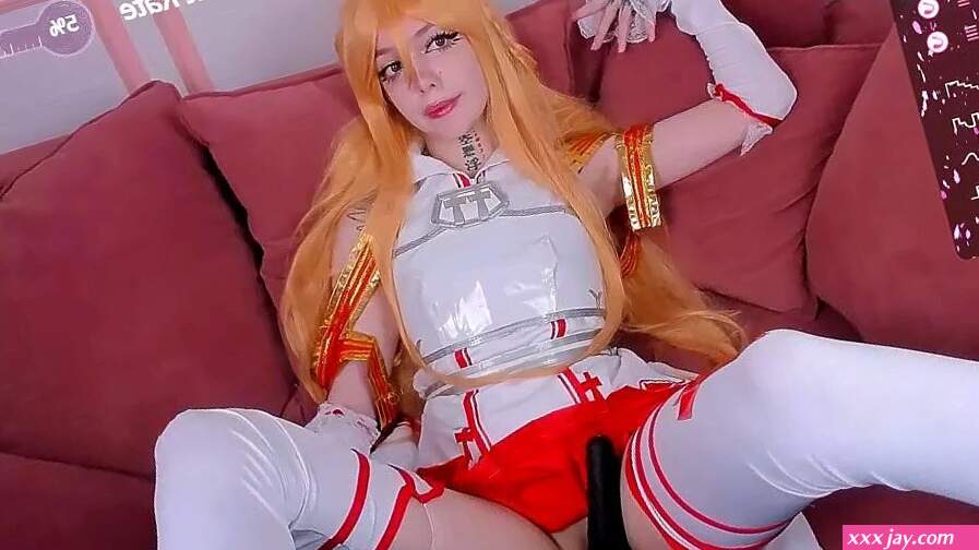 Watch Camgirl cosplay masturbation