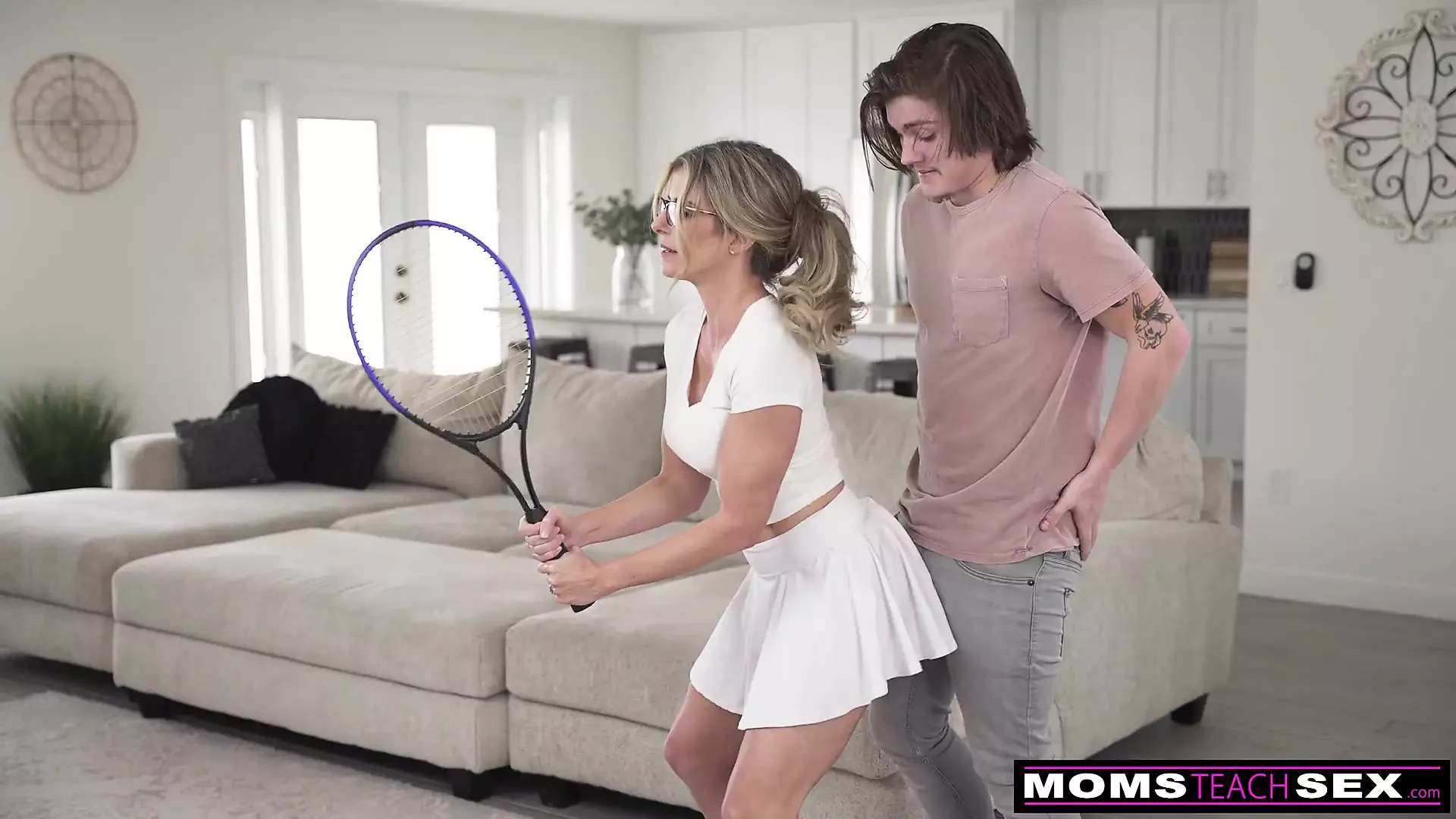 Do You Know how to Use Your Dick Better Than a Tennis Racket MILF Cory Chase Asks Stepson