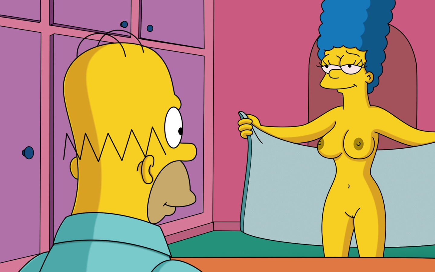 Download 1440x900 The Simpsons Homer Simpson Marge Simpson nude Porno Photos Erotic Wallpapers
