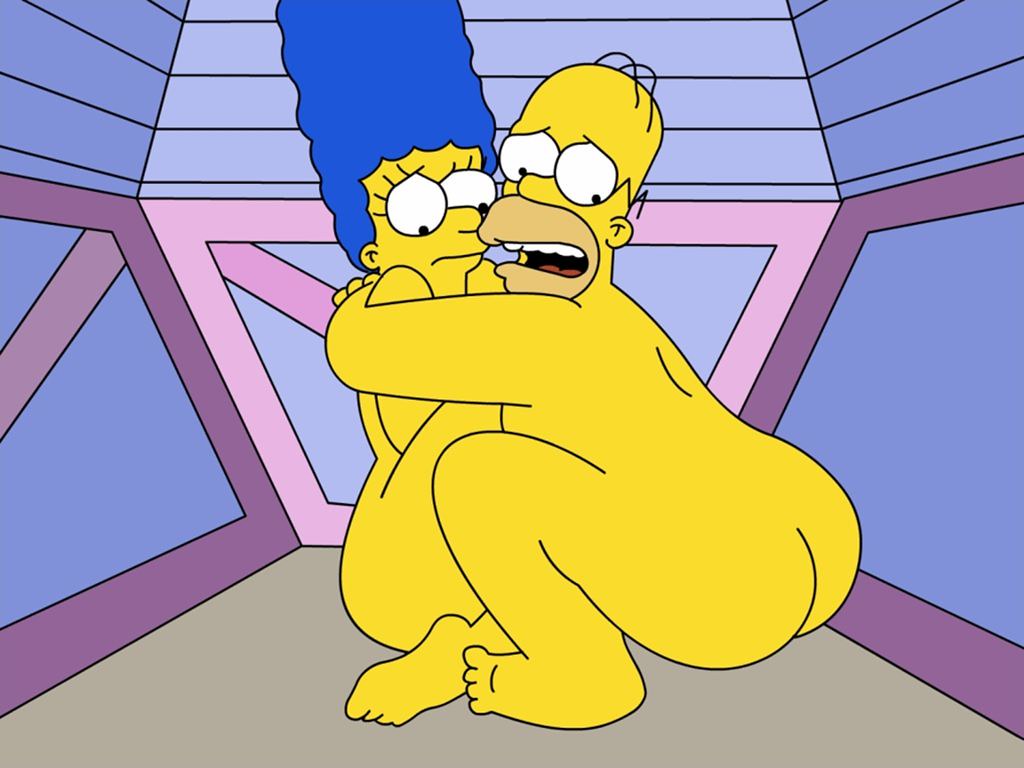 homer marge naked