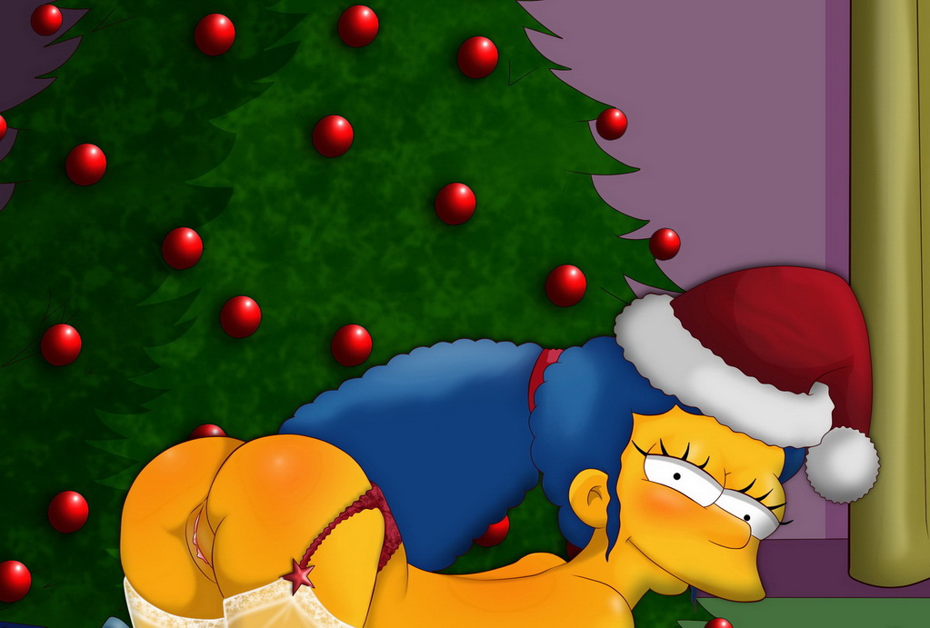 Marge Simpson Nude Christmas