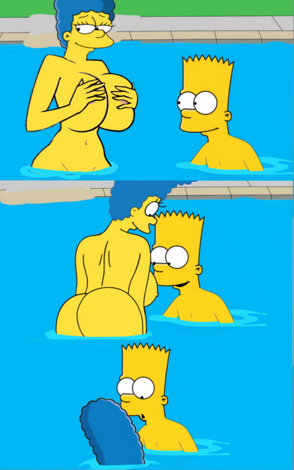 Marge Simpson and Bart Simpson Nude Big Breast Your Cartoon Porn