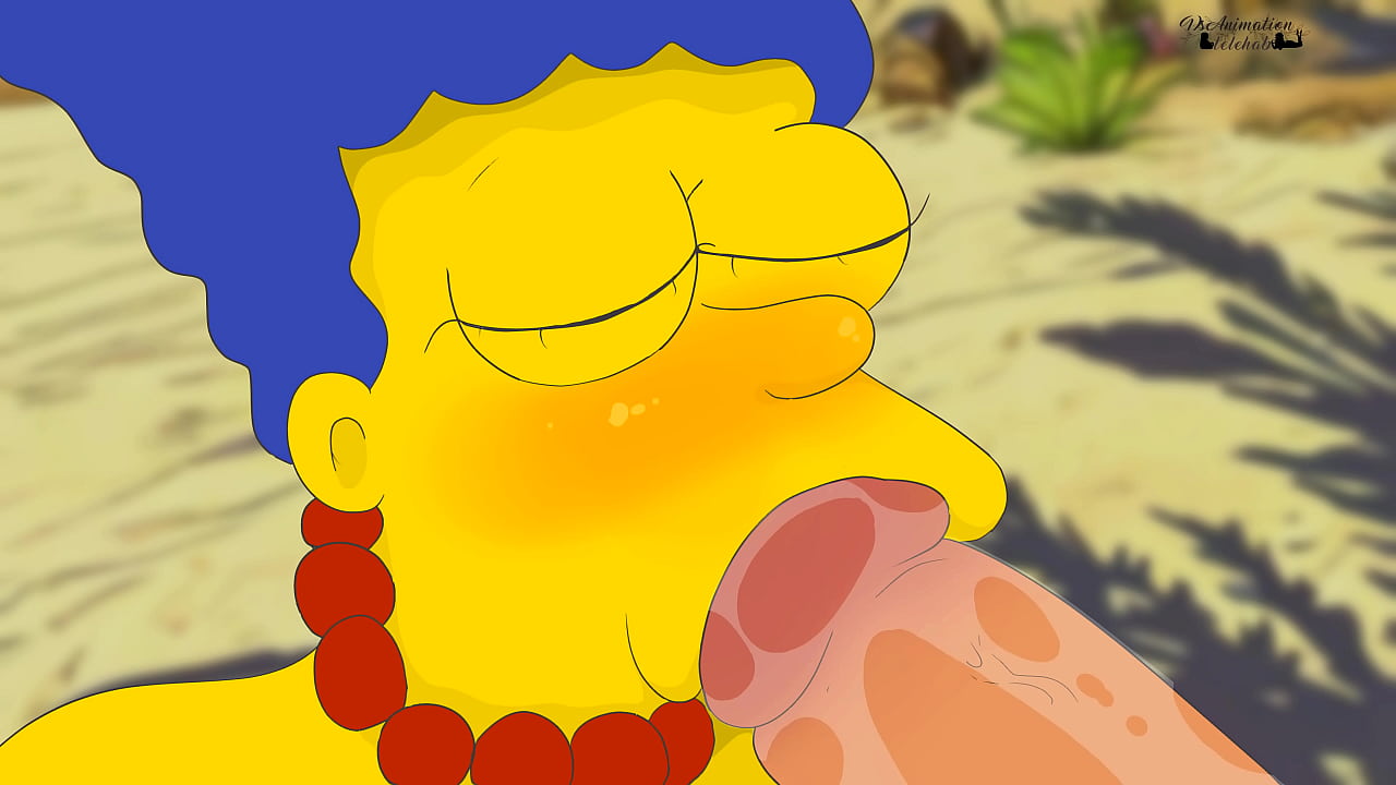 Marge on a nude beach !The Simpsons New Animation Dsanimatin HENTAI !