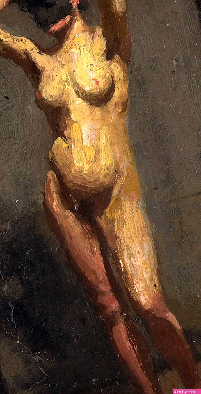 Study of a Women with Arms on Head