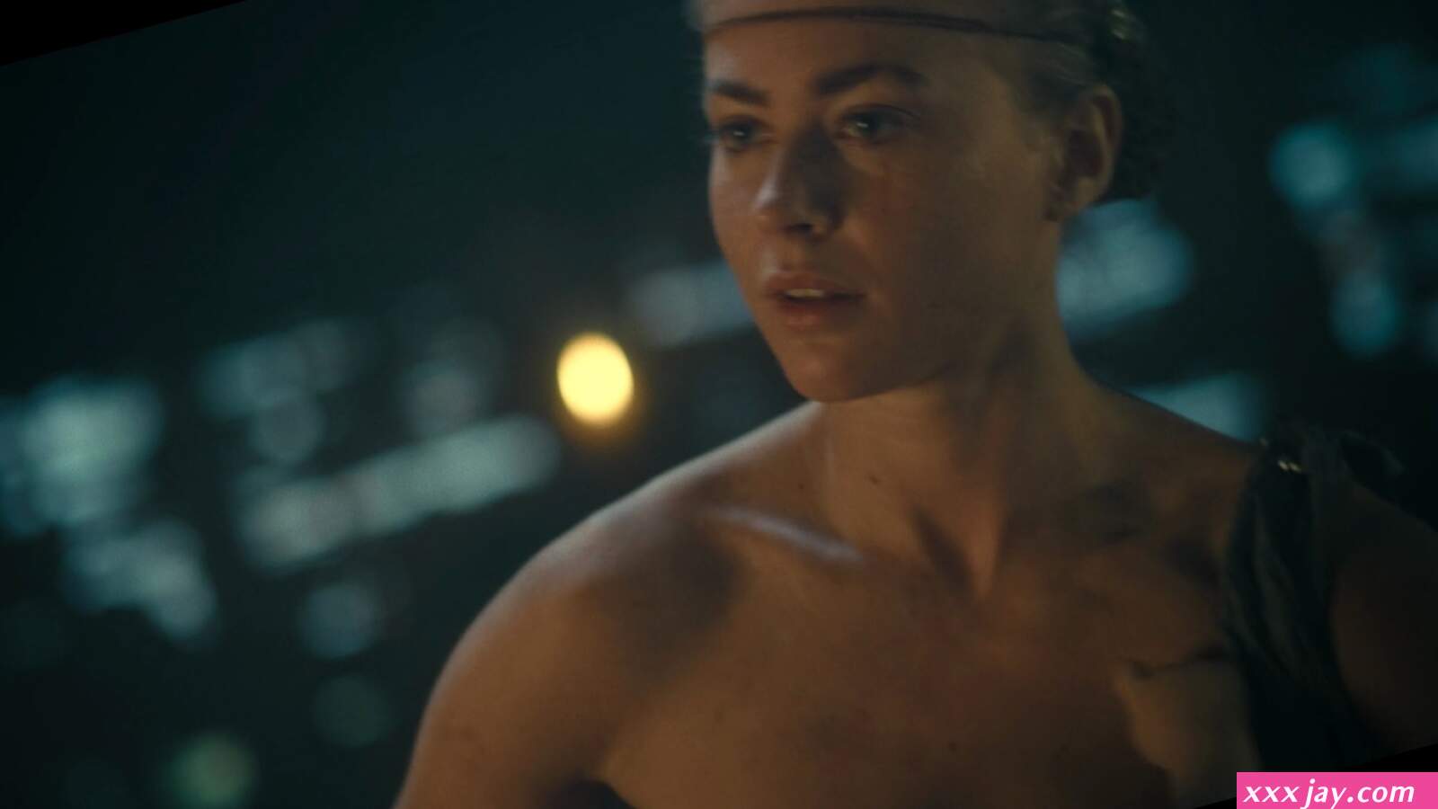 Naked Jeanne Goursaud in Barbarians ANCENSORED