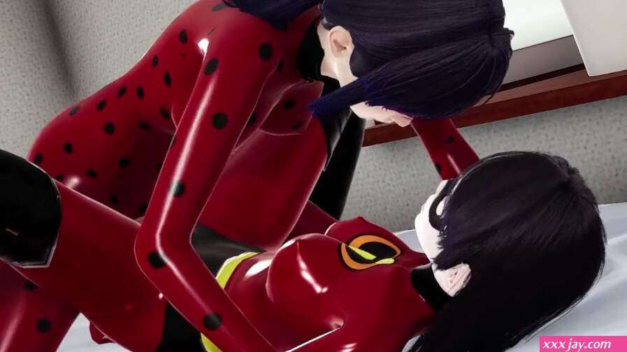 futanari Marinette Ladybug fucks Violet the Incredibles
