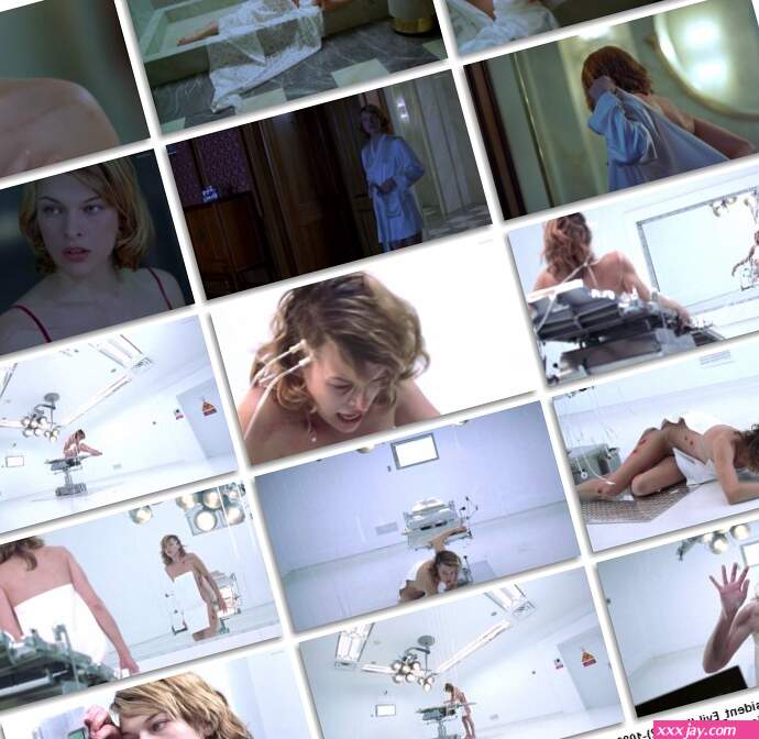 Milla Jovovich Nude in Resident Evil 2002