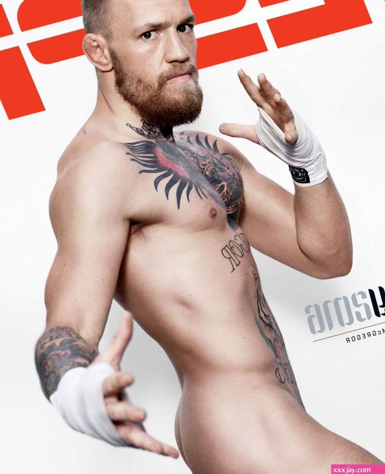 UFC fighter Conor McGregor goes completely naked for this new magazine photoshoot: