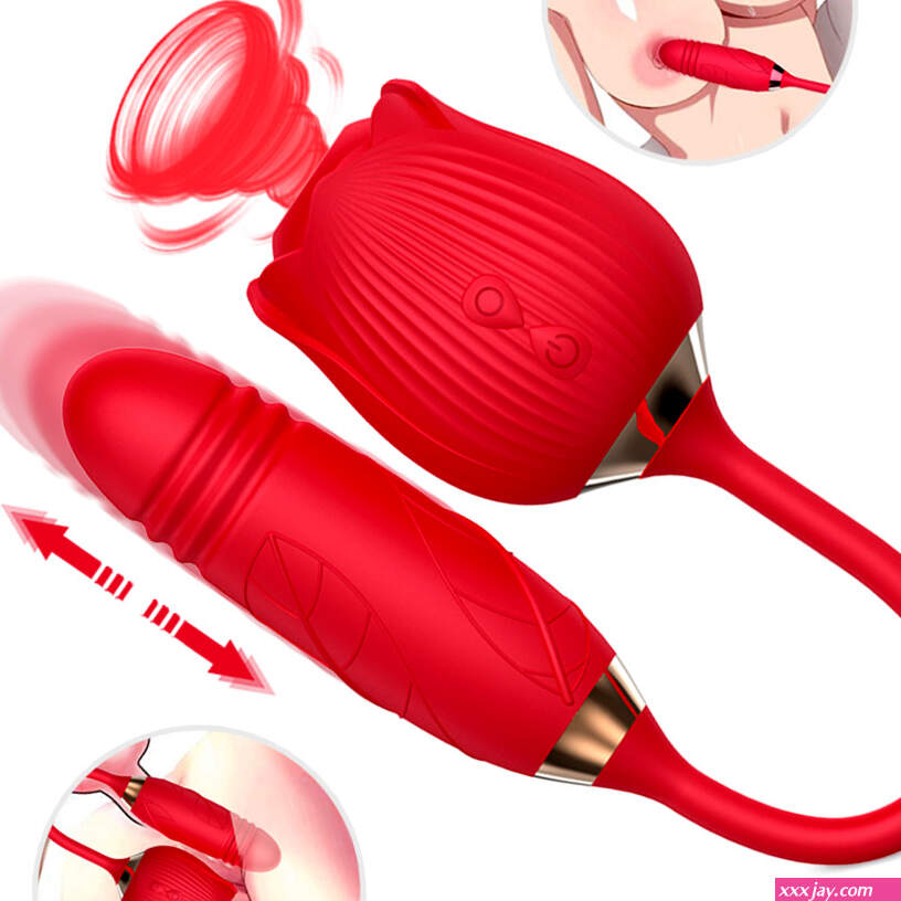 Rose Vibrator Clitoral Sucking Small Dildo