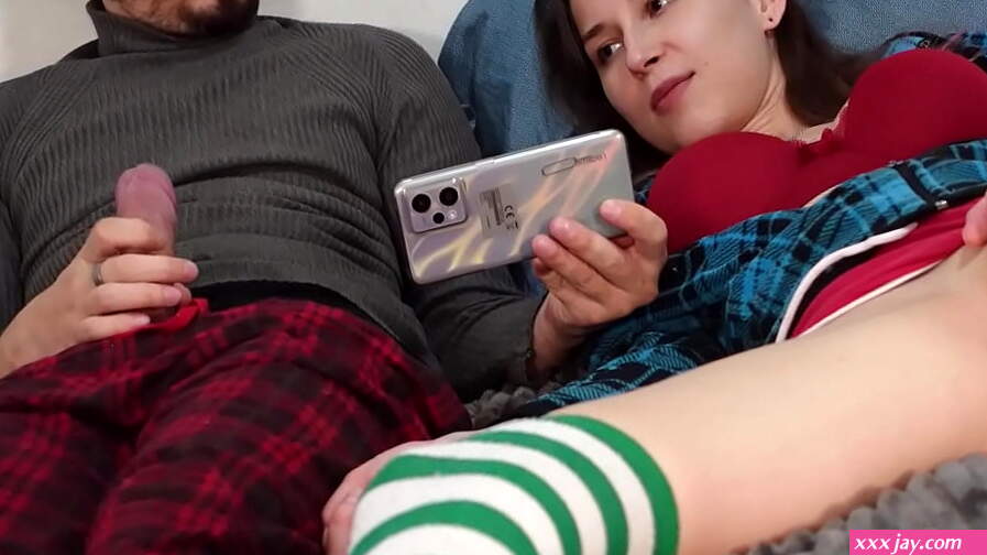 Stepsis watches porn with me!