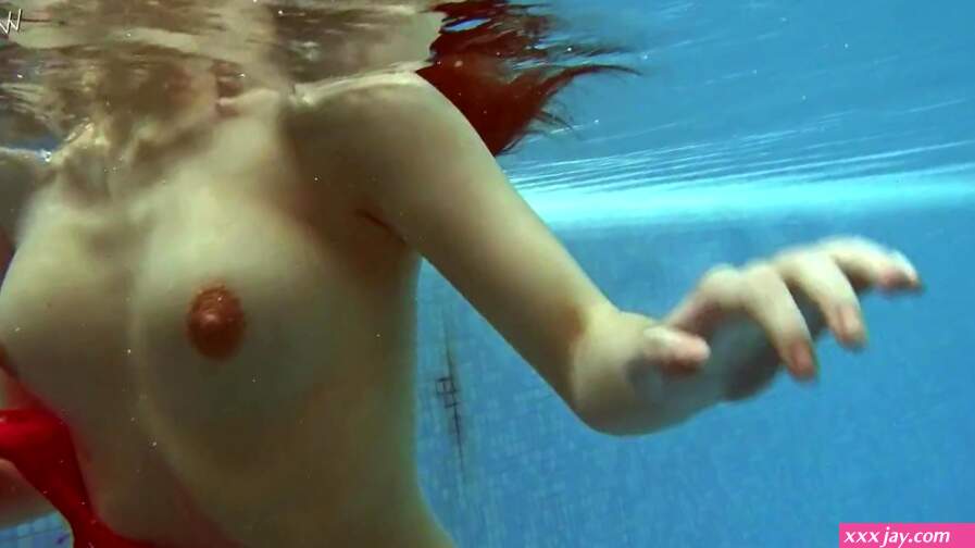 Being naked underwater brings her sexual pleasures