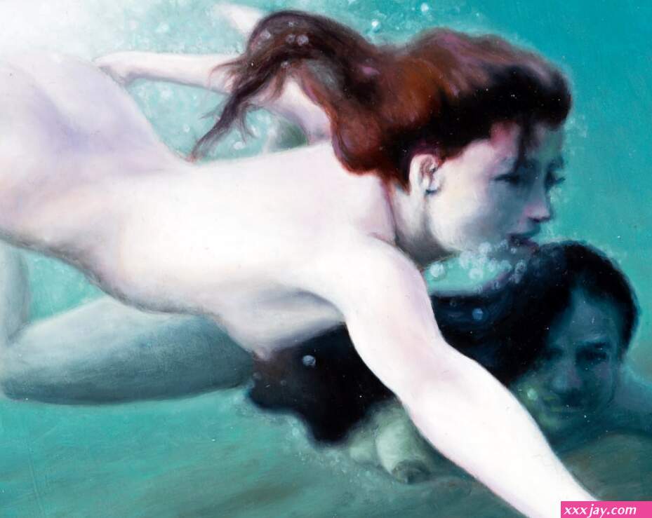 Nude Women Swimming Underwater by Richard Michael Delaney