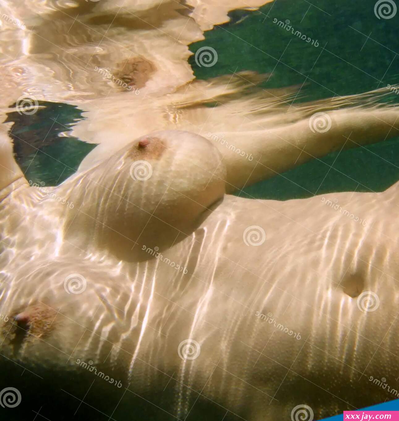 Nude woman underwater. stock image. Image of 030502d0001