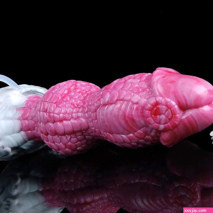 7.08-Inch Ejaculating Dragon Knot Dildo Weird Fantasy Sex Toy