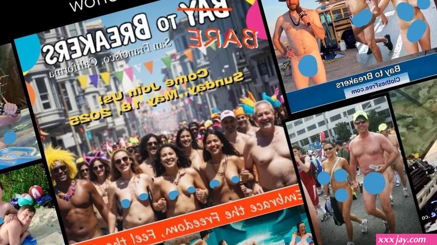 Our own Bay to Breakers team. Nudist-friendly states.