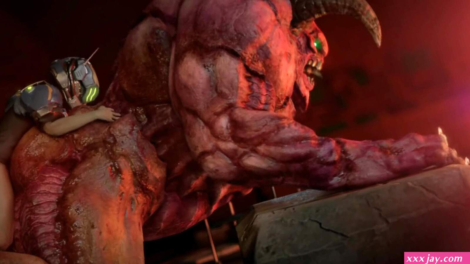 Doom series Baron Of Hell 2males 3d