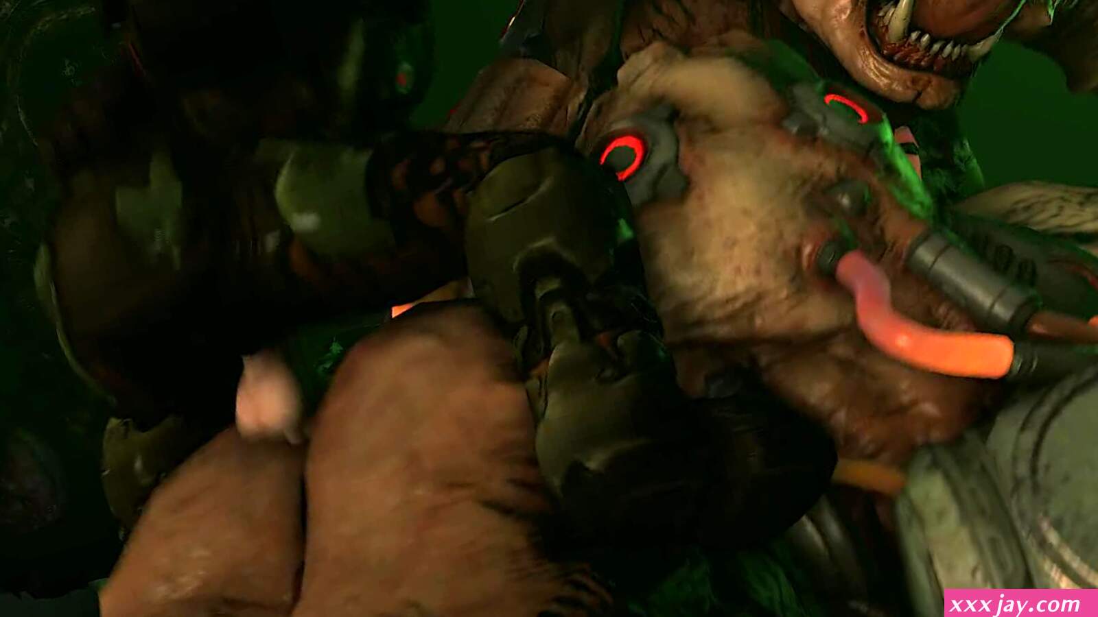 Doom series Doom Slayer 1boy 16:9