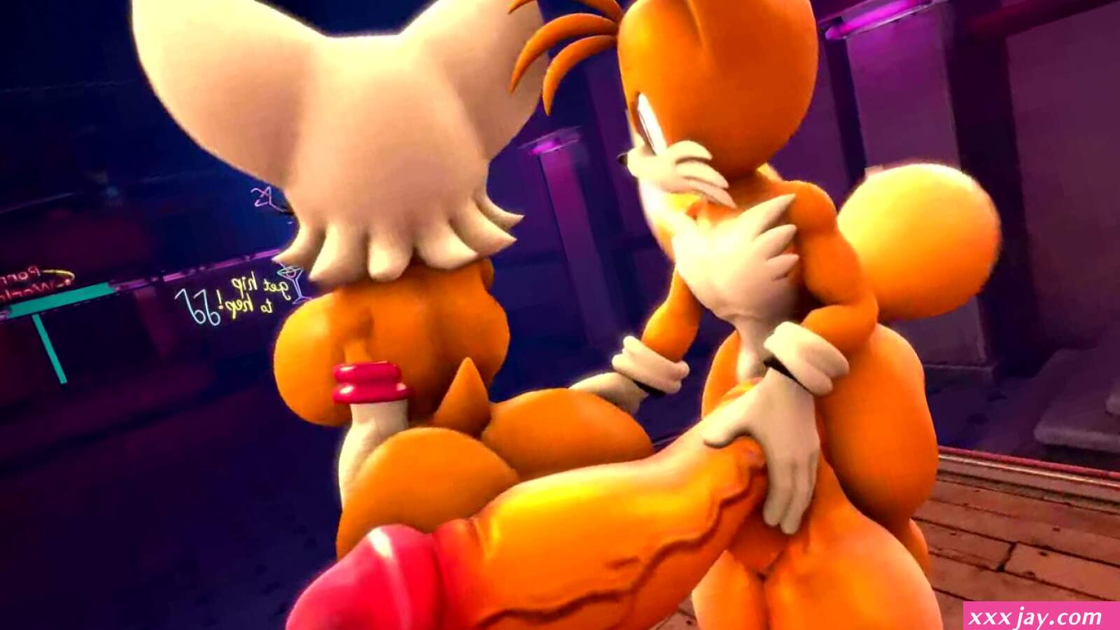 Sonic series Rouge The Bat Anal Vore 3d